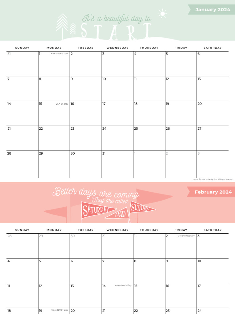 Positive Thoughts Calendar 2024 PDF Traditions Festival