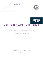 Deunov Peter - Le Grain de Blé 27 Extraits de L'enseignements de Maitre Deunov