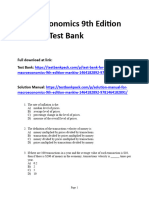 Macroeconomics 9th Edition Mankiw Test Bank 1