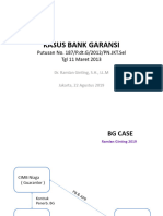 KASUS BANK GARANSI, PN Jak - Sel, 2019