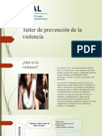 Taller de Prevención de La Violencia