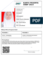 Kartu Peserta SNBP 2023: 423264476 Revawati 3043266097 Smas Islam Cipasung Kab. Tasikmalaya Prov. Jawa Barat
