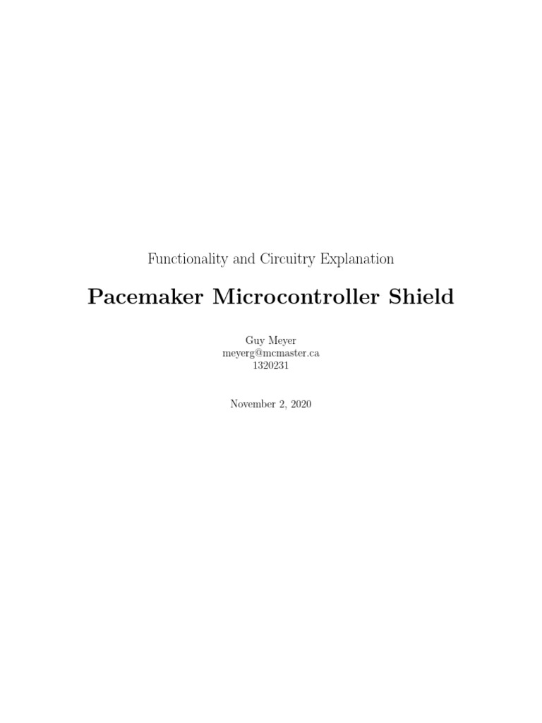 Pacemaker Shield Explained PDF