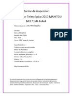 Informe Inspeccion 2010 MANITOU MLT735H