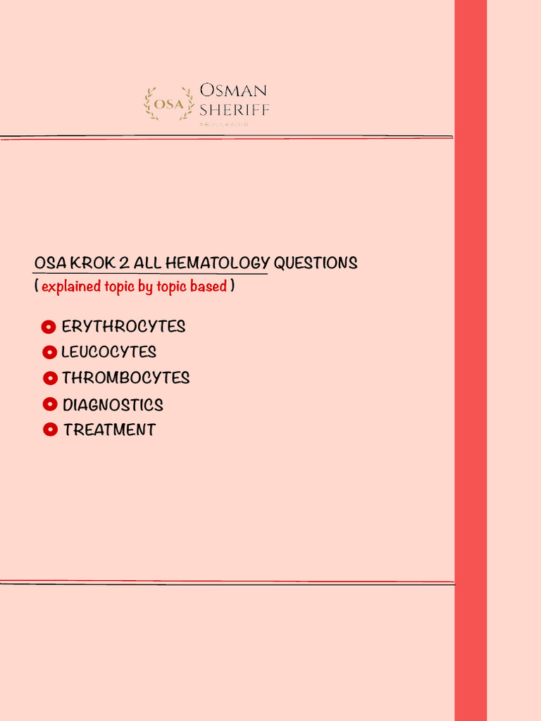 Comprehensive Guide to Hematology Anemia | PDF