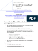 Solution Manual For Community Health Nursing A Canadian Perspective Canadian 4th Edition by Stamler Yiu and Dosani ISBN 0133156257 9780133156256