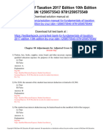 Fundamentals of Taxation 2017 Edition 10th Edition Cruz Test Bank 1