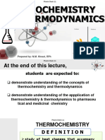 3D. Thermochemistry & Thermodynamics
