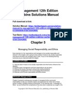 Management 12th Edition Robbins Solutions Manual 1