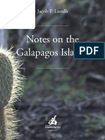 Notes On The Galapagos Islands