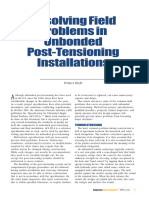 CI Resolvng Field Problems Unbonded