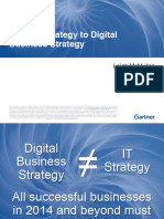 From IT Strategy To Digital Business Strategy
