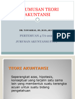 Pert. 4 Teori Akuntansi & Perumusannya