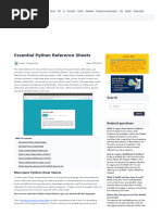 Copyprogramming Com Howto Must Have Python Cheat Sheets