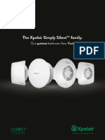Xpelair Simply Silent Bathroom Extractor Fan Brochure