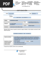 Carta Solicitud de Cotizacion