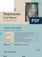 Medical Depression Case Report by Slidesgo