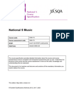 National 5 Music - Course Specifications 