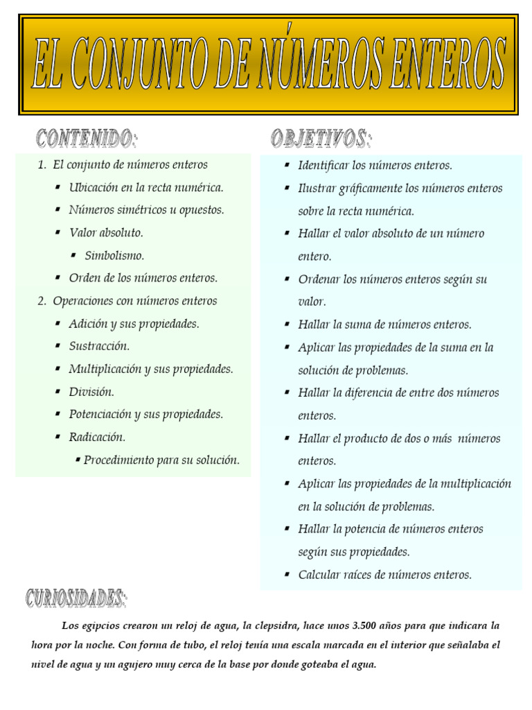 Numeros enteros 7 pdf entero notaci n matem tica