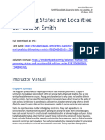 Governing States and Localities 6th Edition Smith Solutions Manual 1