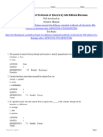 Delmars Standard Textbook of Electricity 6th Edition Herman Test Bank 1