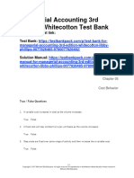 Managerial Accounting 3rd Edition Whitecotton Test Bank 1