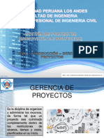 Semana 1 - Introduccion - Gerencia de Proyectos