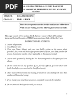 SS2 Ca 2 Third Term 2022 - 2023