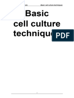 Basic Cell Culture Techniques