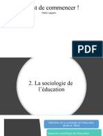 Chapitre 2 - La sociologie de léducation (3)