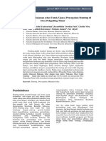 Jurnal Upaya Penurunan Angka Stunting Dengan Lomba Memasak KKN Tematik Pohgading Timur