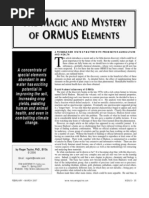 Download The Magic and Mistery of ORMUS Elements by Geoffroy Coutellier SN67889831 doc pdf