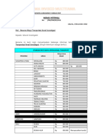 MEMO INTERNAL - Standard Biaya Transport Investigasi (8 Nov 2022)