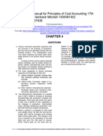 Principles of Cost Accounting 17th Edition Vanderbeck Solutions Manual 1