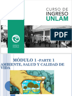 MODULO 1 Parte 1 Ambiente, Salud y Calidad de Vida