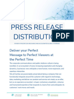 Evertise Press Release Distrbution Overview