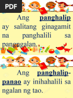 Panghalip Pananong at Panaklaw Worksheet | PDF