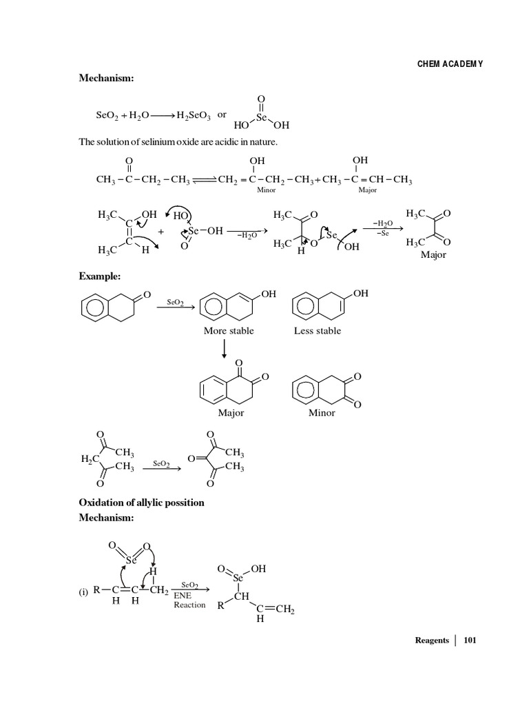 CSIR-NET Chemistry Reagents Guide | PDF