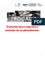 Tutorial para Ingreso A La Plataforma y Manejo Del Mismo