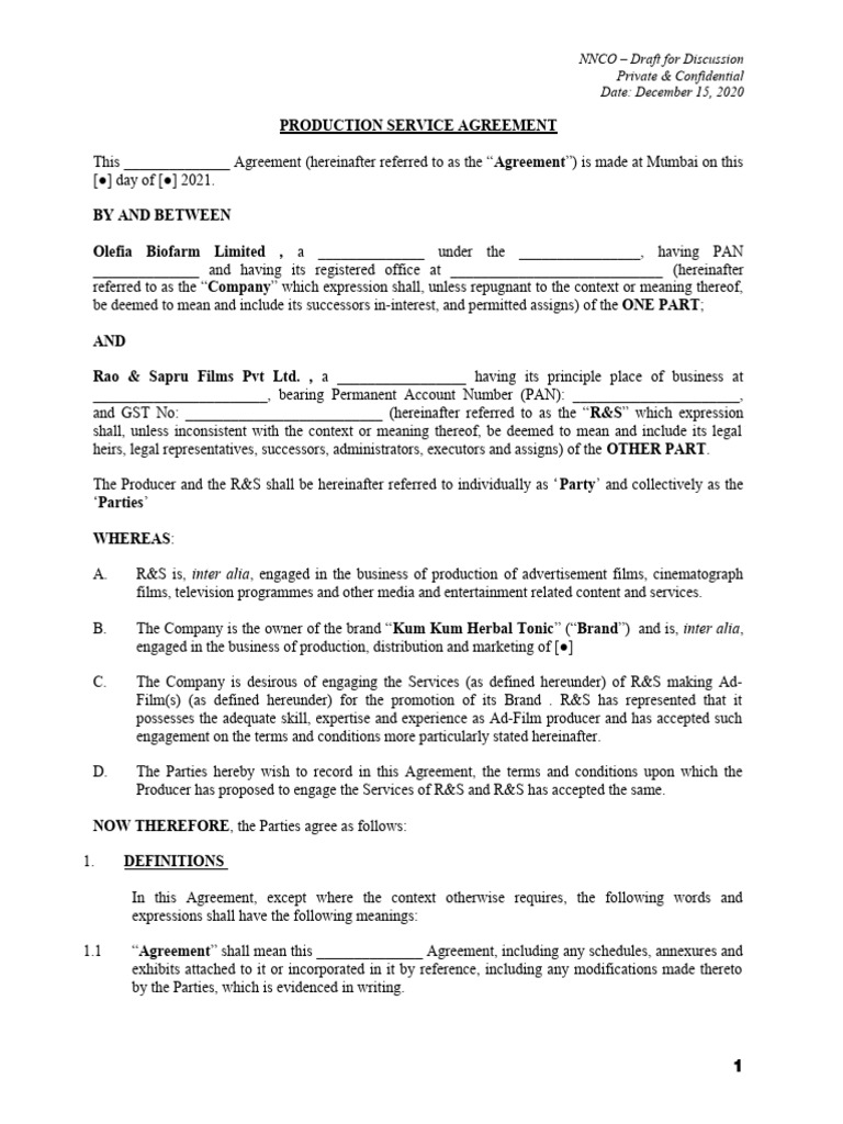 Ad-Film Production 08.03.2021 | PDF | Indemnity | Dvd