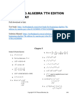 Beginning Algebra 7th Edition Martin Gay Solutions Manual 1