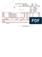 Emissão de Orçamento - 605524