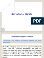 Correlation of Signals