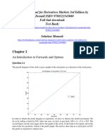 Solution Manual For Derivatives Markets 3rd Edition by McDonald ISBN 9780321543080