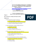 How To of Qualitative Research 1st Edition Aurini Test Bank 1