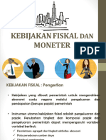 Kebijakan Fiskal Dan Moneter