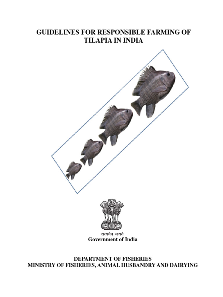 Fisheries Guidelines For Responsible Tilapia Farming in India PDF