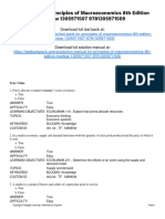 Principles of Macroeconomics 8th Edition Mankiw Test Bank 1