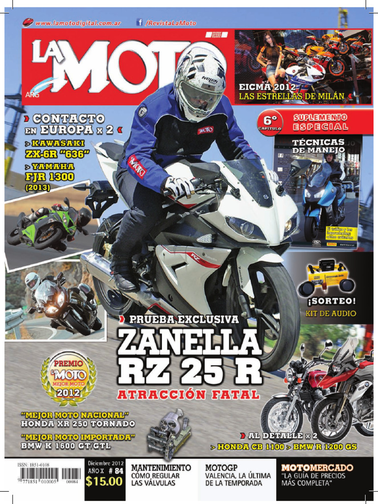 Ficha Técnica Zanella RZ 25 R | PDF