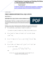 Solution Manual For Differential Equations Computing and Modeling 5th Edition by Edwards ISBN 0321816250 9780321816252